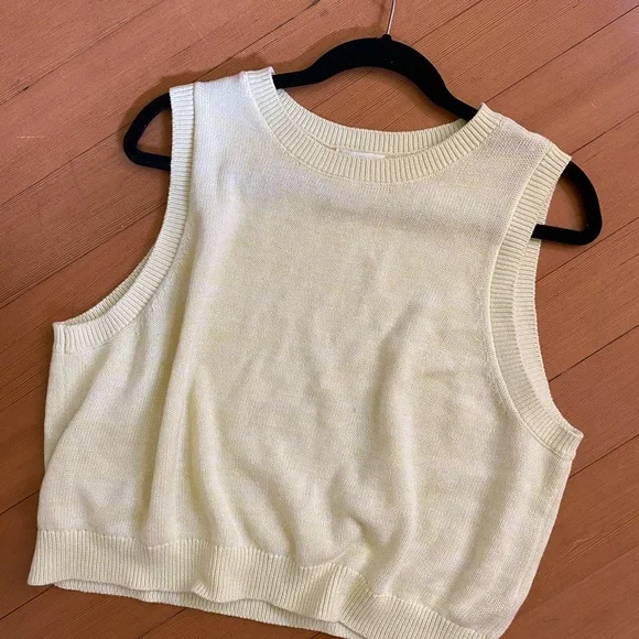 BP. pastel cotton sweater vest - Picture 3 of 4